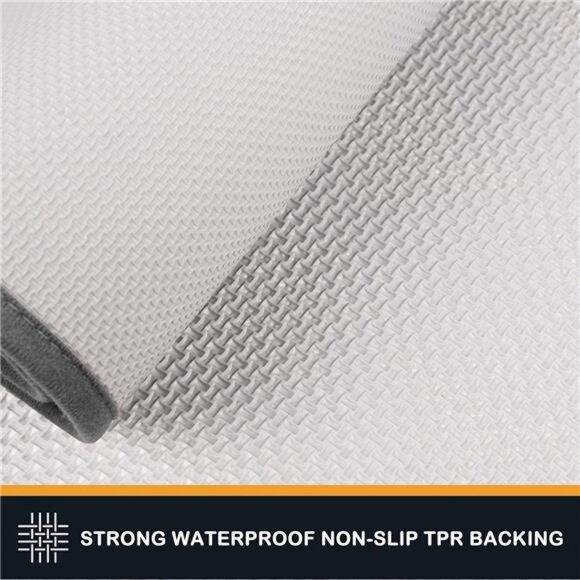 Dirt Trapper Door Mat 20in x 31.5in, Non-Slip/Skid Machine Washable Entryway Rug - Picture 6 of 7